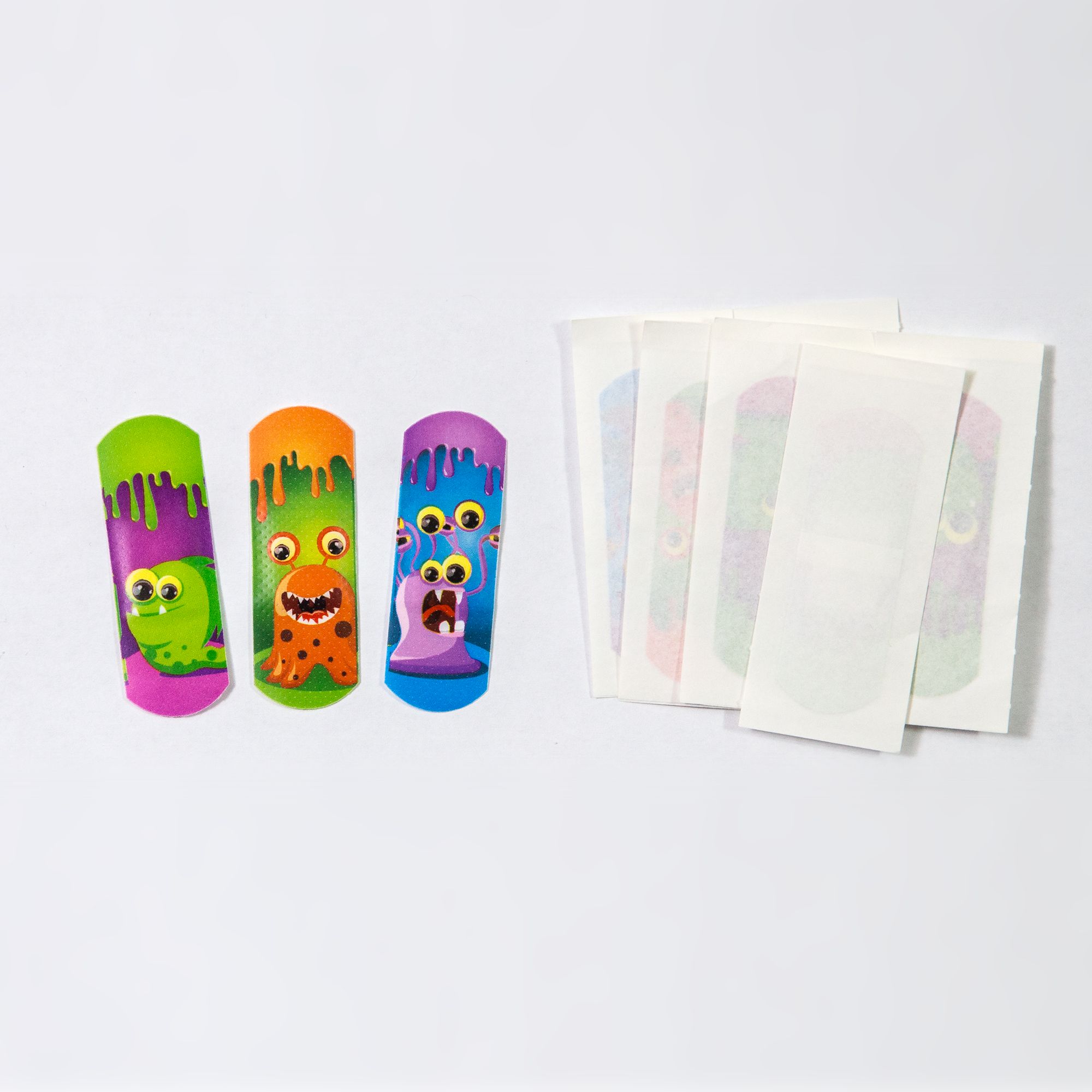 FIGO Pflaster-Strips - Kinderpflaster mit "Kleine Monster" Motiven