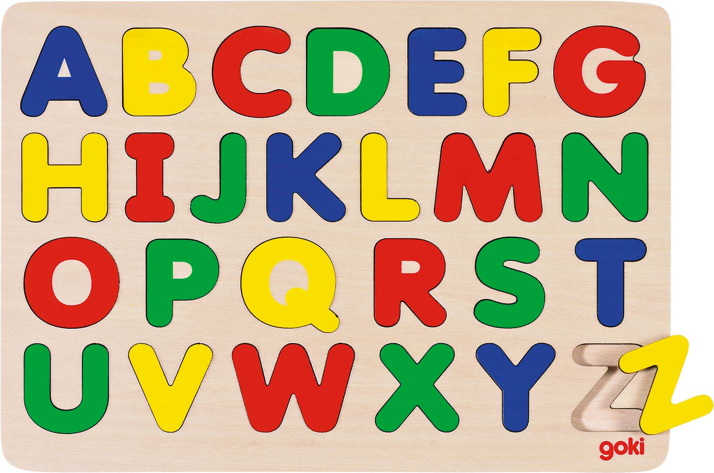 Alphabetpuzzle mit Buchstaben