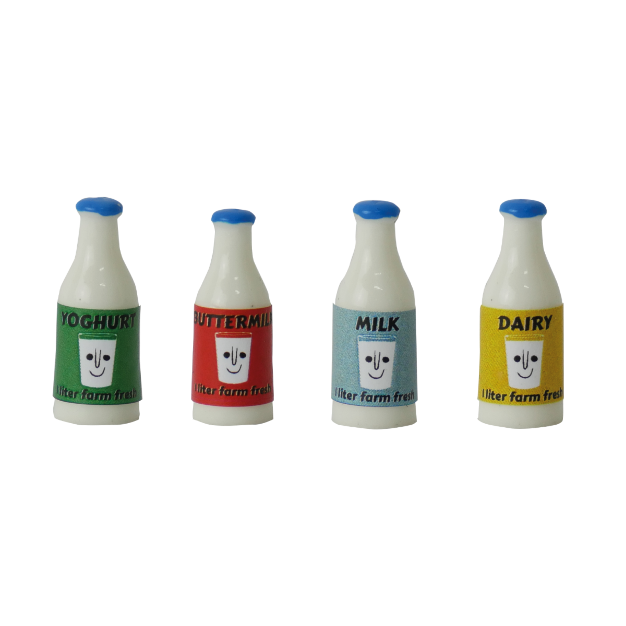 Minis - Milchflaschen 4er-Set