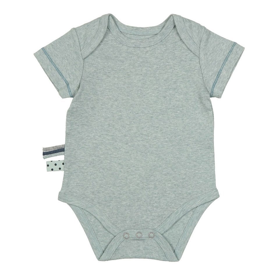 OrganicEra Organic Baby Kurzarm-Body, Aqua OrganicEra Organic Baby Kurzarm-Body, Aqua
