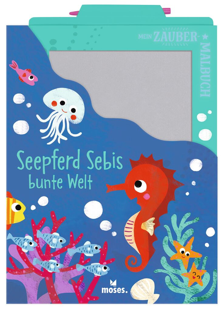 Mein Zaubermalbuch - Seepferd Sebis bunte Welt