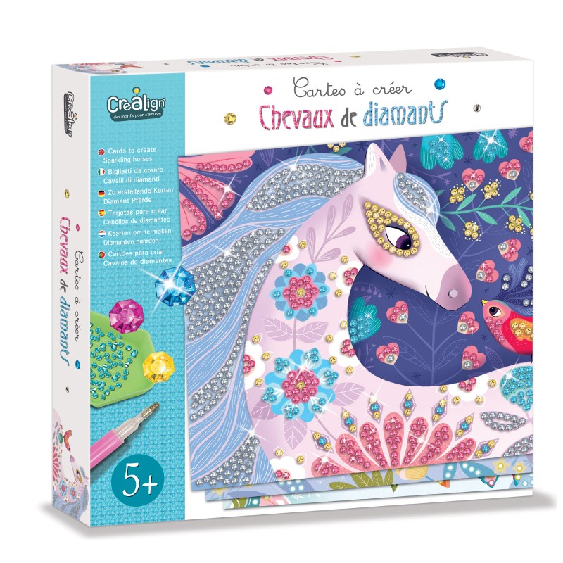 Crea Lign – Karten „Diamantenpferde“ Crea Lign – Karten „Diamantenpferde“