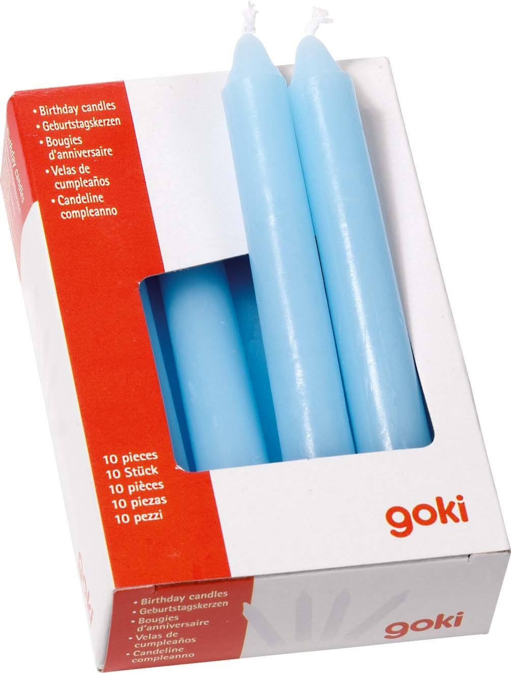 15427 Geburtstagskerzen-Set, hellblau