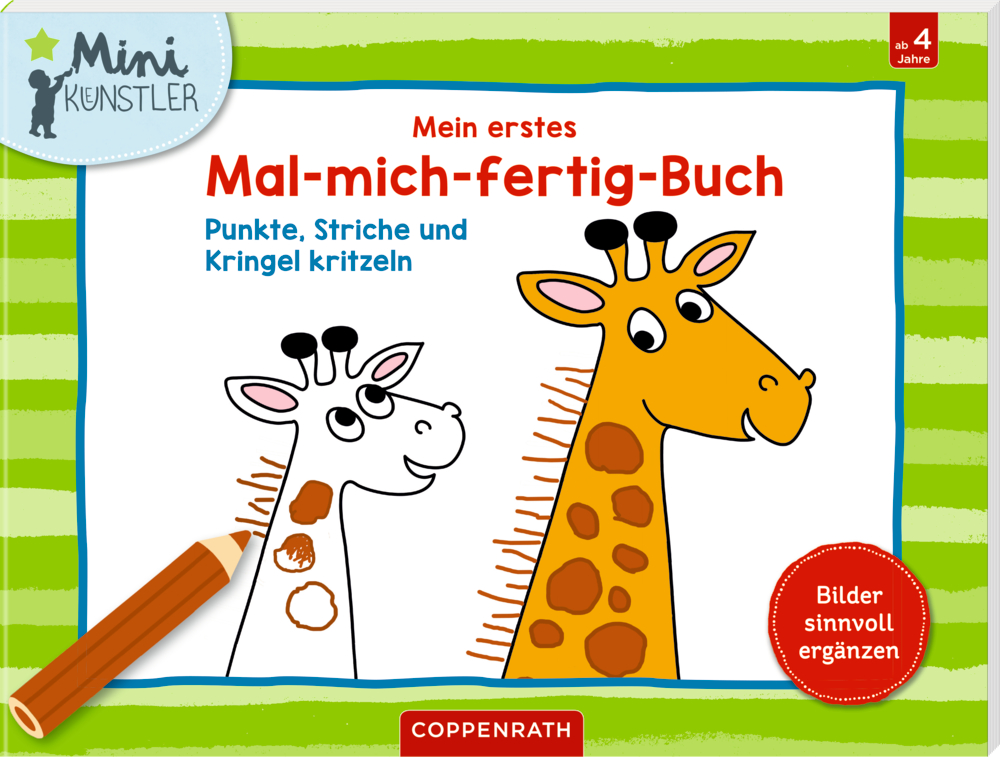 Mein erstes Mal-mich-fertig-Buch: Punkte, Striche und Kringel kritzeln Mein erstes Mal-mich-fertig-Buch: Punkte, Striche und Kringel kritzeln
