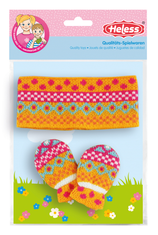 Fäustlinge und Stirnband "Jolly", Gr. 28-35 cm  Fäustlinge und Stirnband "Jolly", Gr. 28-35 cm