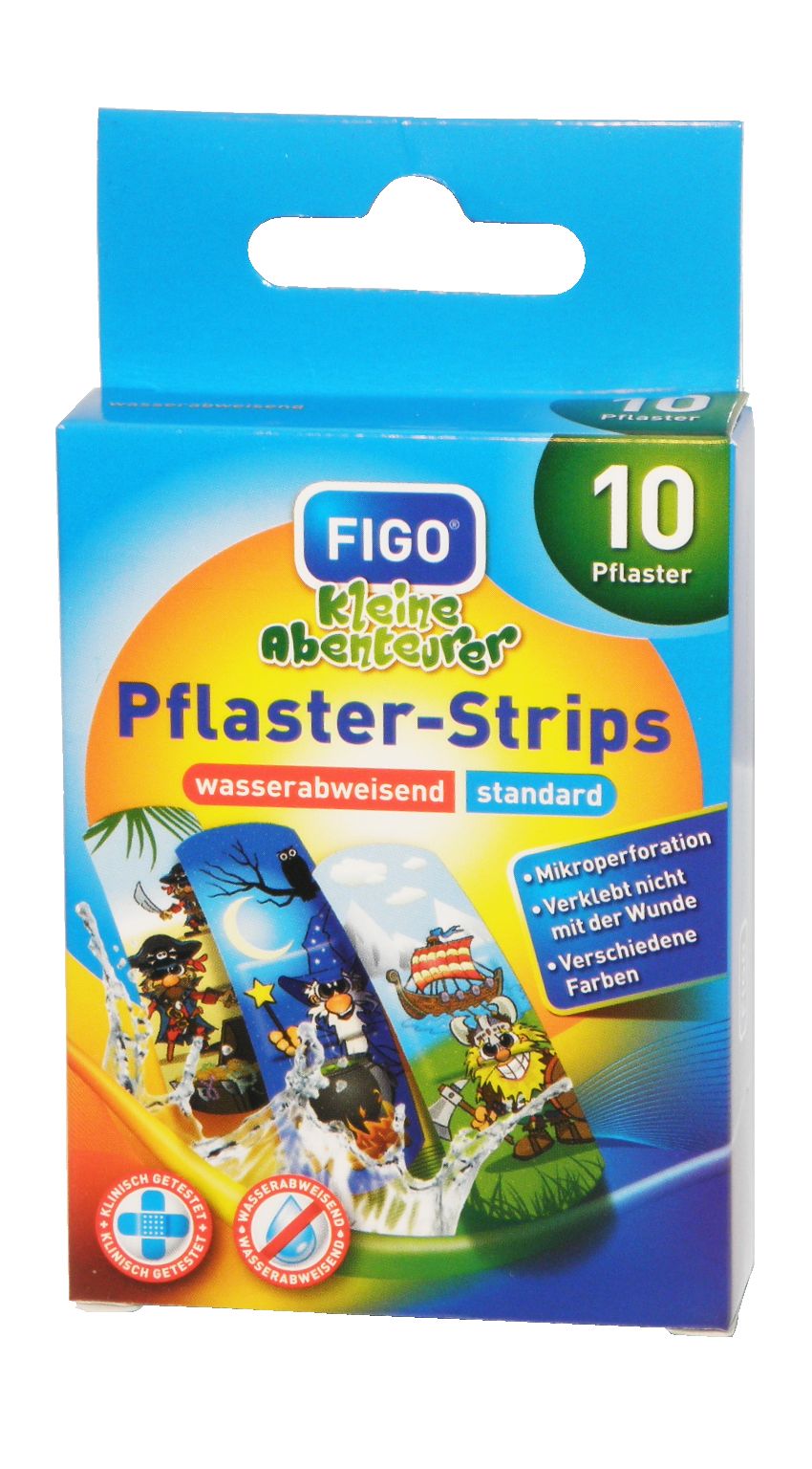 FIGO Pflaster-Strips - Kinderpflaster "Kleine Abenteurer" FIGO Pflaster-Strips - Kinderpflaster "Kleine Abenteurer"