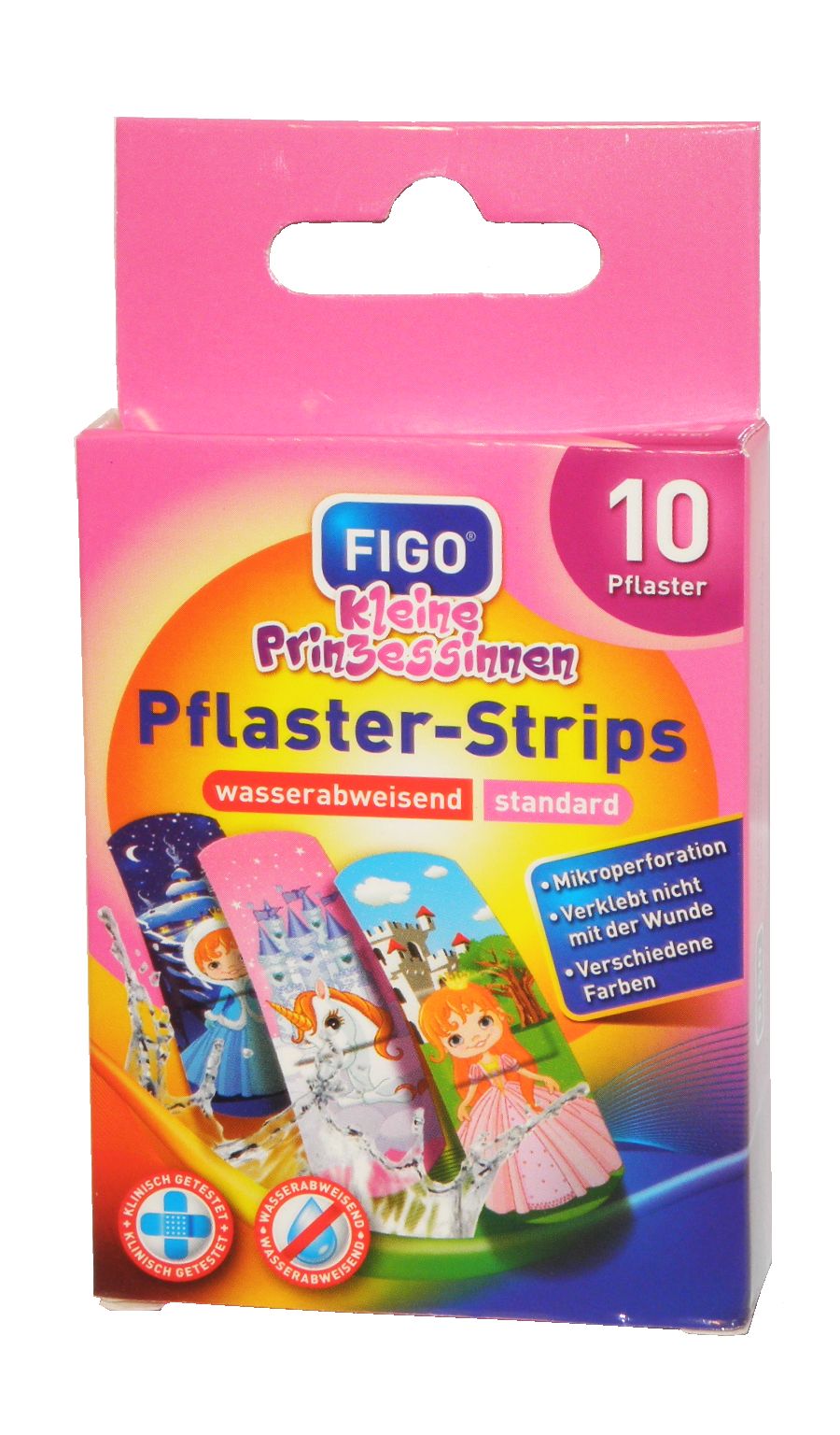 FIGO Pflaster-Strips - Kinderpflaster mit Motiven "Kleine Prinzessinnen" FIGO Pflaster-Strips - Kinderpflaster mit Motiven "Kleine Prinzessinnen"