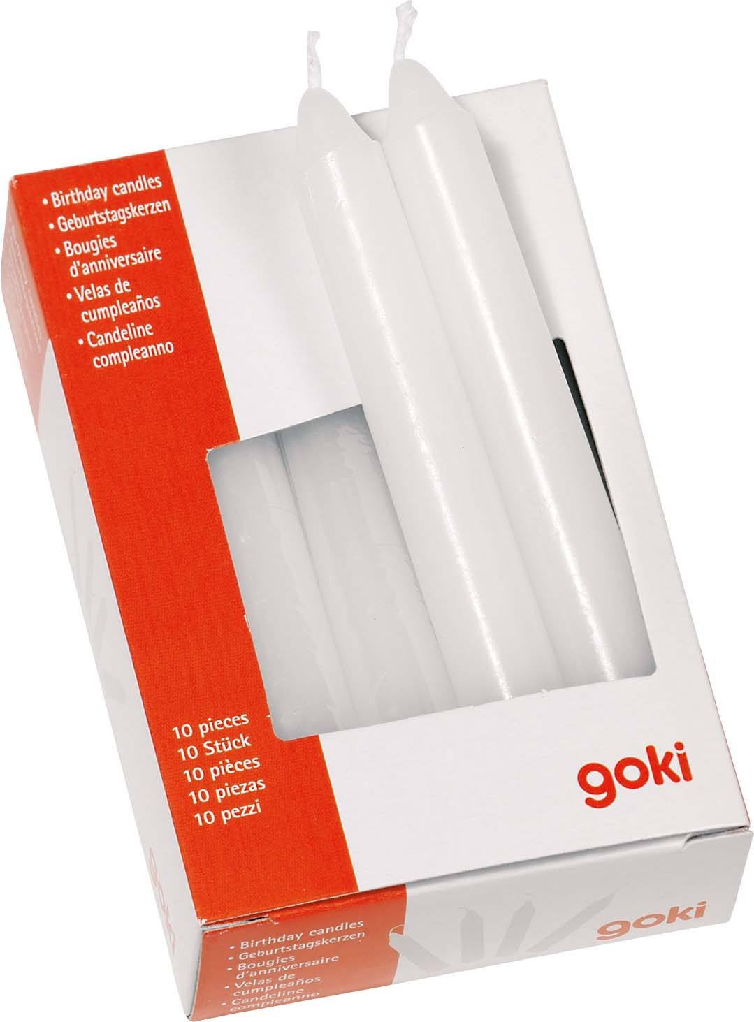 15051 Geburtstagskerzen-Set, weiß