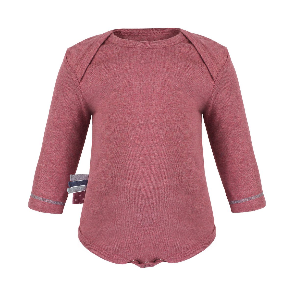 OrganicEra Organic Baby L/S Body, Bordeaux OrganicEra Organic Baby L/S Body, Bordeaux