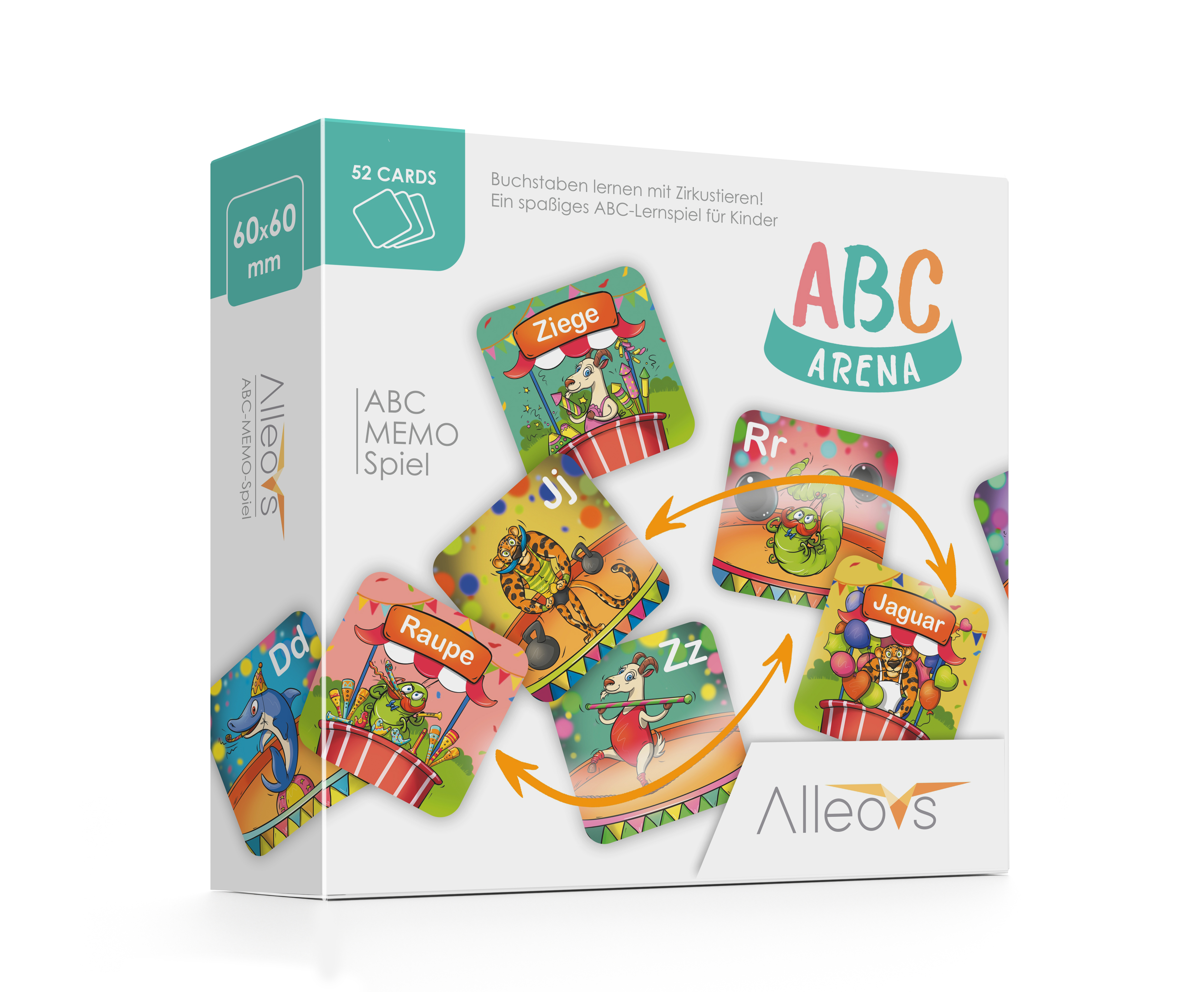 ABC Arena  Buchstaben- & Gedächtnisspiel