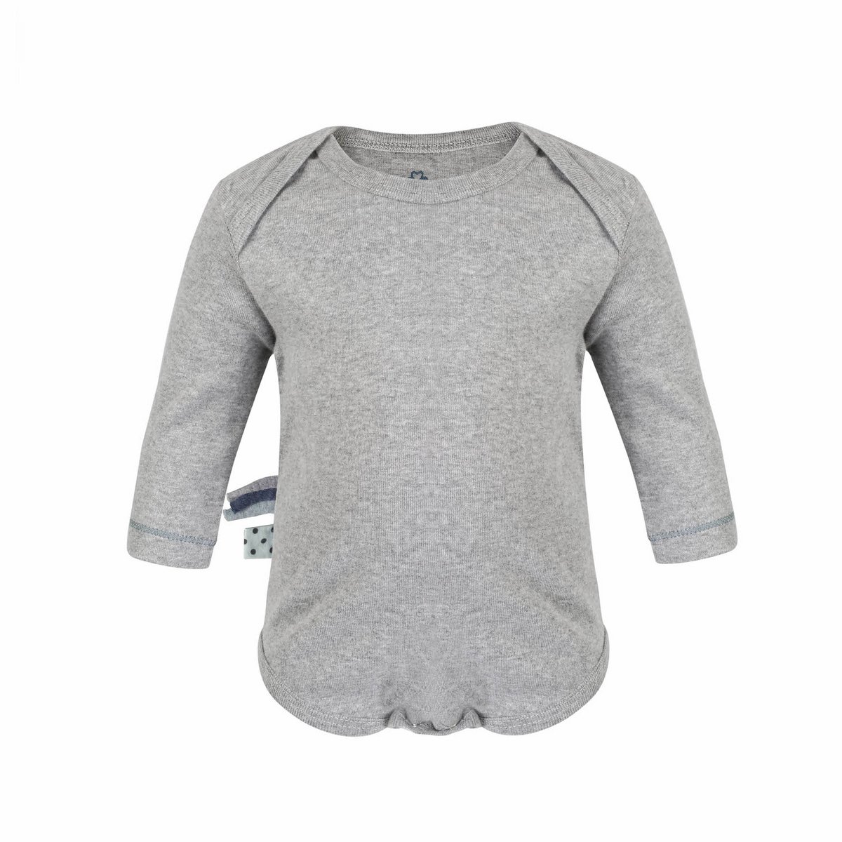 OrganicEra Bio-Baby-L/S-Bodysuit, Grau OrganicEra Bio-Baby-L/S-Bodysuit, Grau