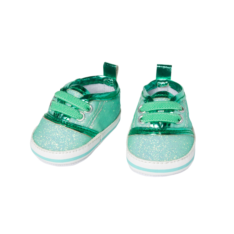 Glitzer-Sneakers, mint, Gr. 30-34 cm  Glitzer-Sneakers, mint, Gr. 30-34 cm
