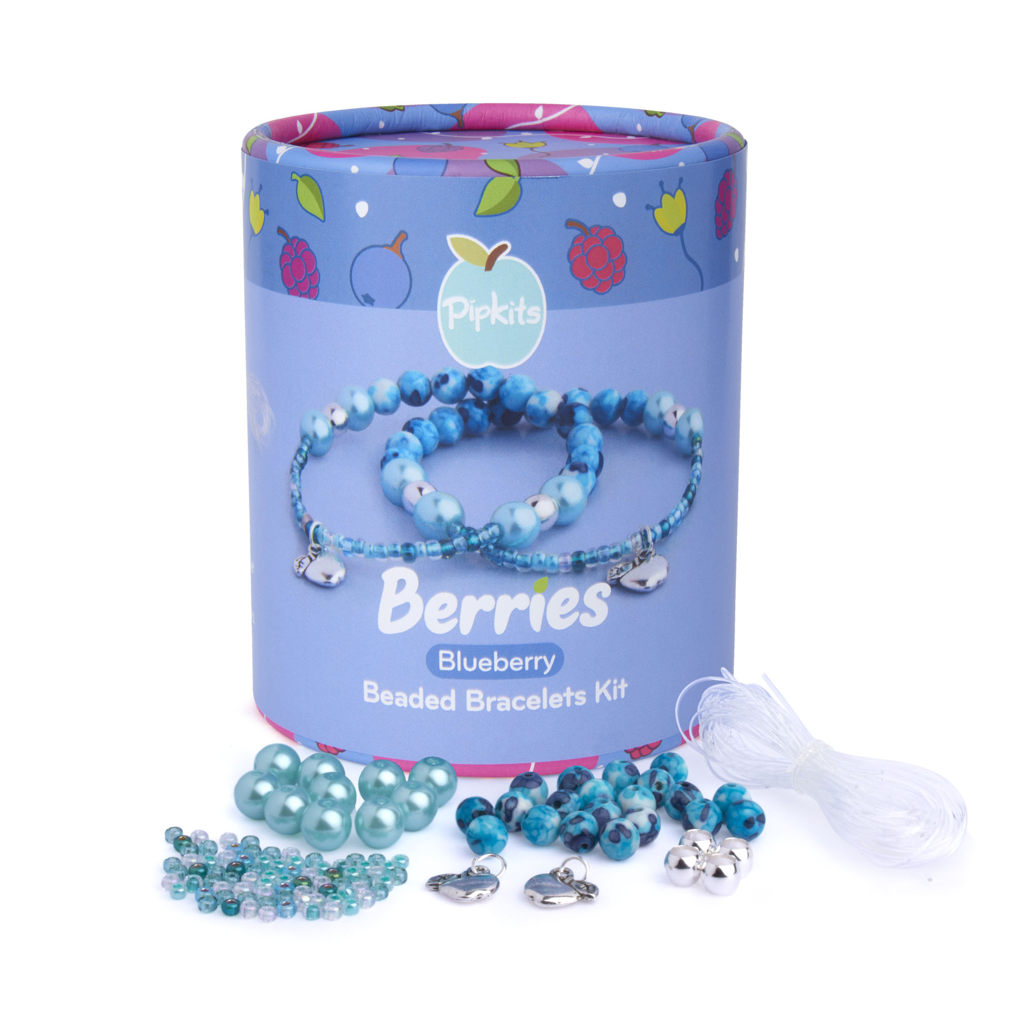 Beeren Perlenarmband Pipkit Blueberry (2 Armbänder)