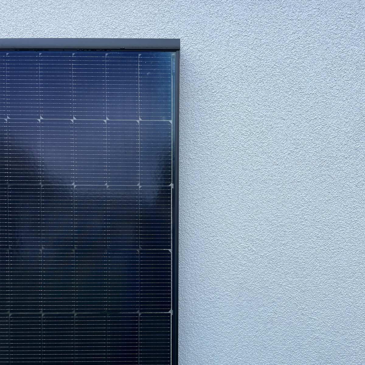1800 Wp Fassaden PV Set inkl. Montagepaket waagerecht
