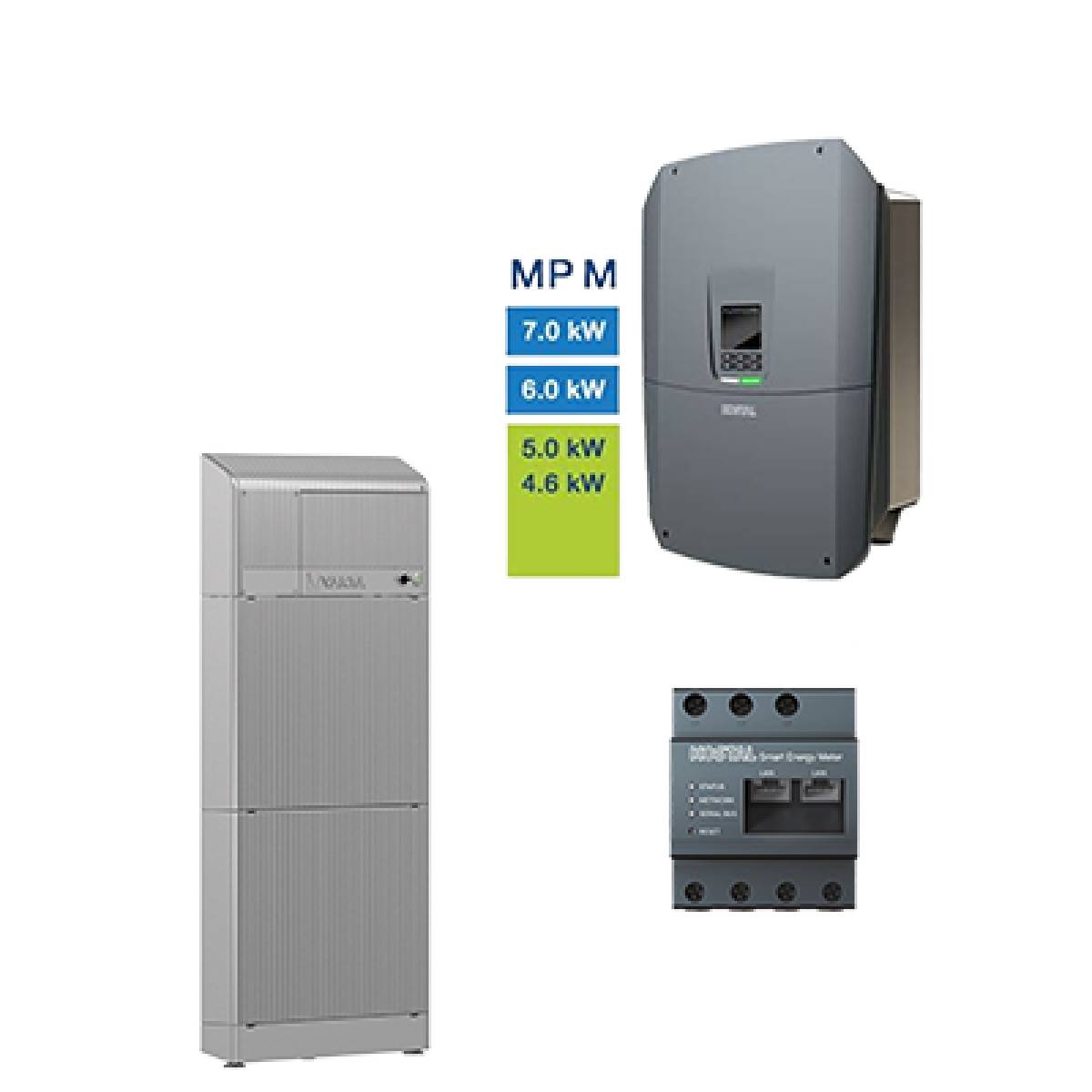 VARTA.wall 10 + Plenticore MP G3 M HV-System, 5,0*-7,0 kW, 10,0 kWh nutzbar, 1-phasig