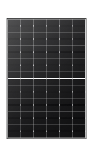 Longi Hi-MO 6 Scientist LR5-54HTH-445W 445W Solarmodul für Photovoltaik-Anlagen EVO2, Rahmen schwarz, Front weiß