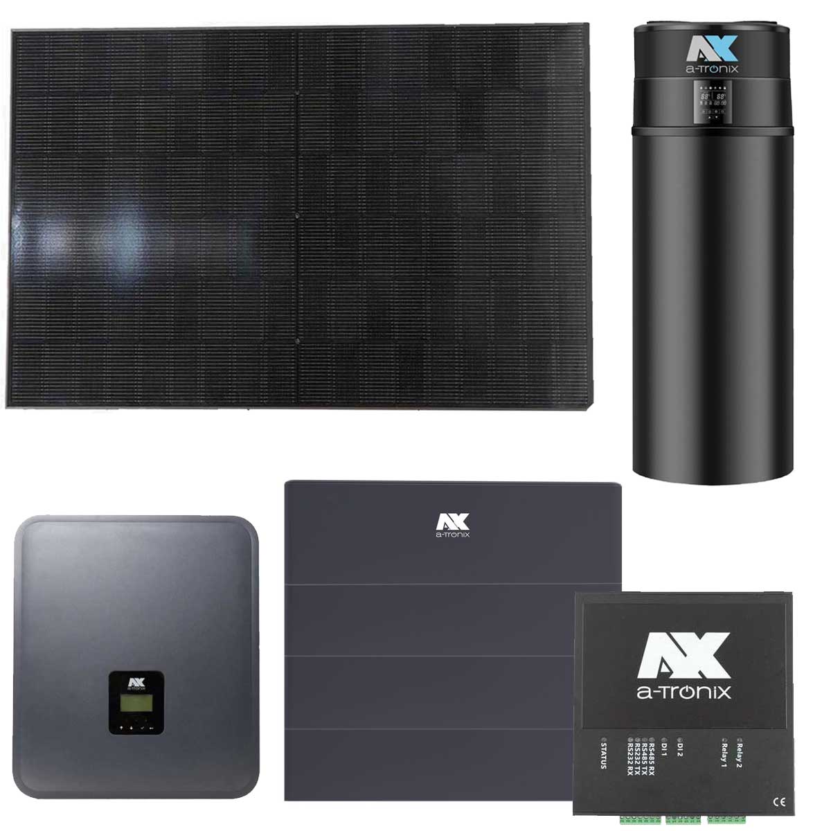 a-Tronix HEMS PV-Set 12 kWp + 300L Wärmepumpe mit 11,5 kWh Speicher
