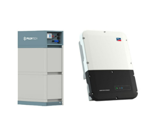 SMA SBS 3.7 + Pylontech Force H2 6.7 HV-Speichersystem, 6,7 kWh nutzbar, 1-phasig
