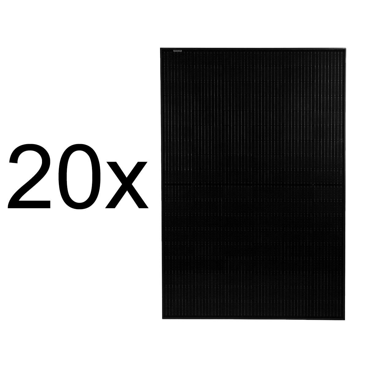 Sunpro Mono 8kWp Full Black Solarpanel Set