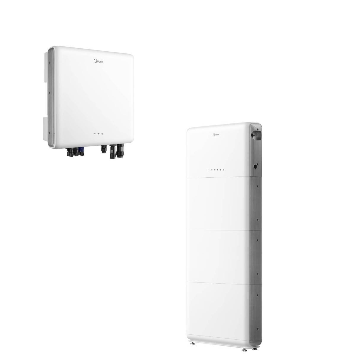 Midea MHELIOS M1-T10 K 10kW Hybrid-Wechselrichter mit Midea MHELIOS 20kWh Solarspeicher-Set