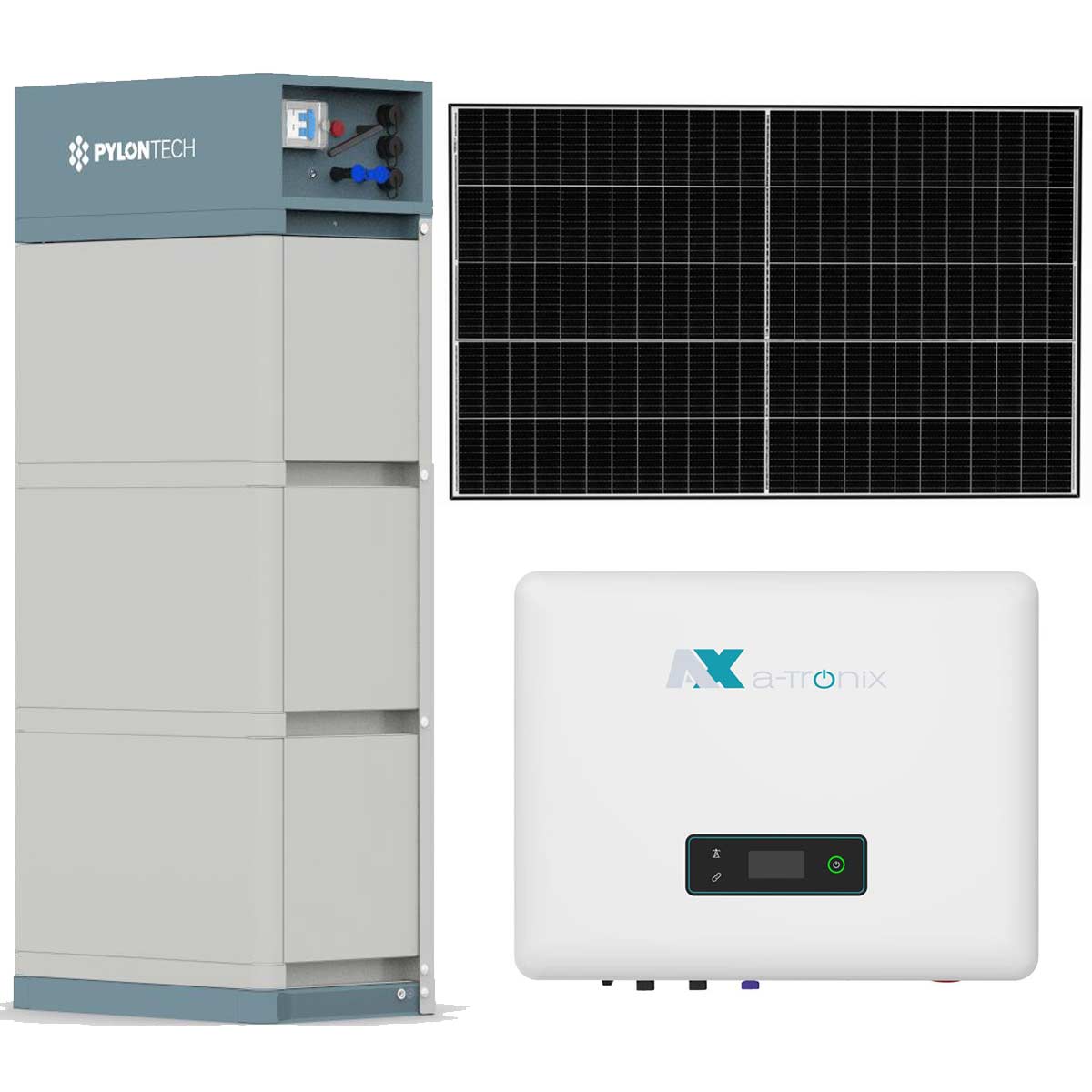 a-TroniX AX2 12kWp PV Komplettanlage mit Solarmodulen und 10,66kWh Speicher