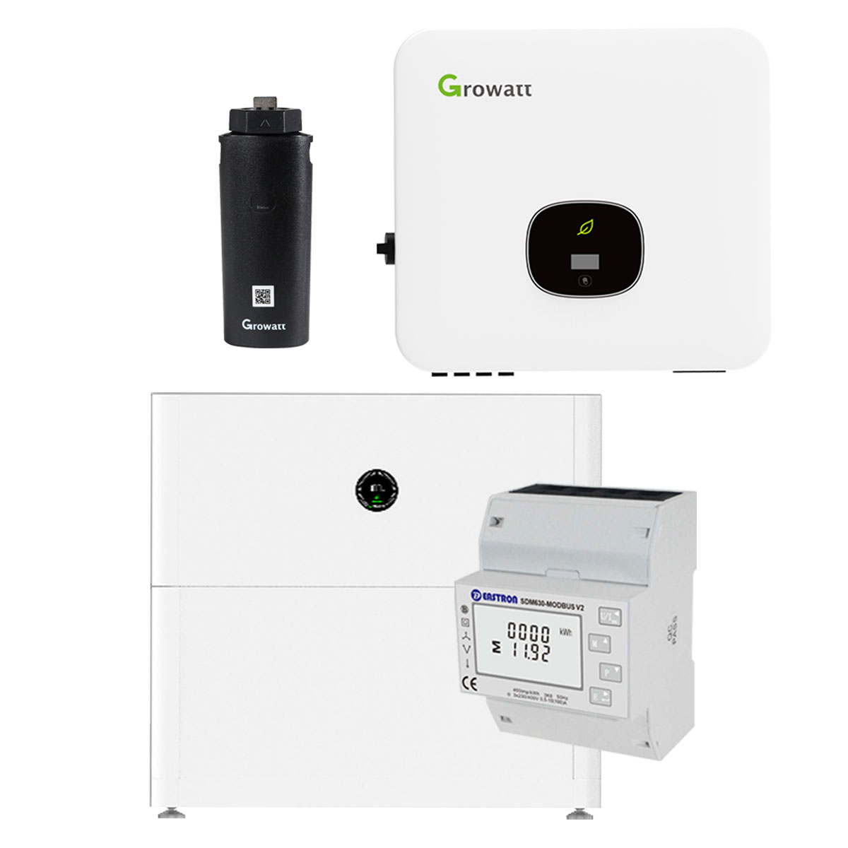 Growatt MOD 4KTL3-XH2 4kW Hybrid Wechselrichter mit 5kWh Solarspeicher-Set