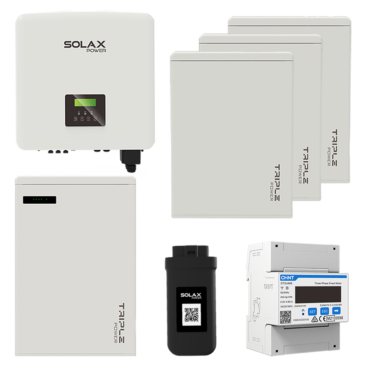 SolaX X3 G4 6kW Hybridwechselrichter mit 23kWh T58 Solarspeicher-Set