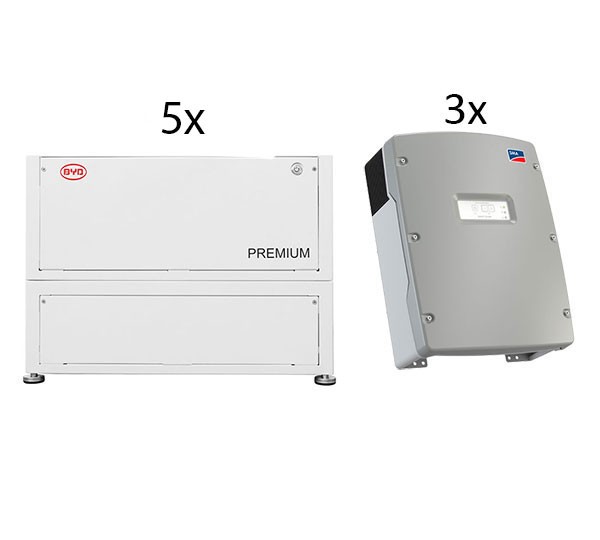 B-BOX LVL 2021 15,4 (5 Stk./76,8 kWh) + 3x SI 6.0 Low Voltage Lithium-Ionen-Batteriespeichersystem