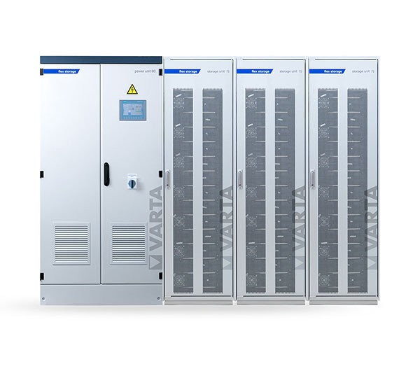 VARTA Flex Storage E 80/225, Gewerbespeicher 202,5 kWh nutzbar, 80kW WR, inkl. Inbetriebnahme