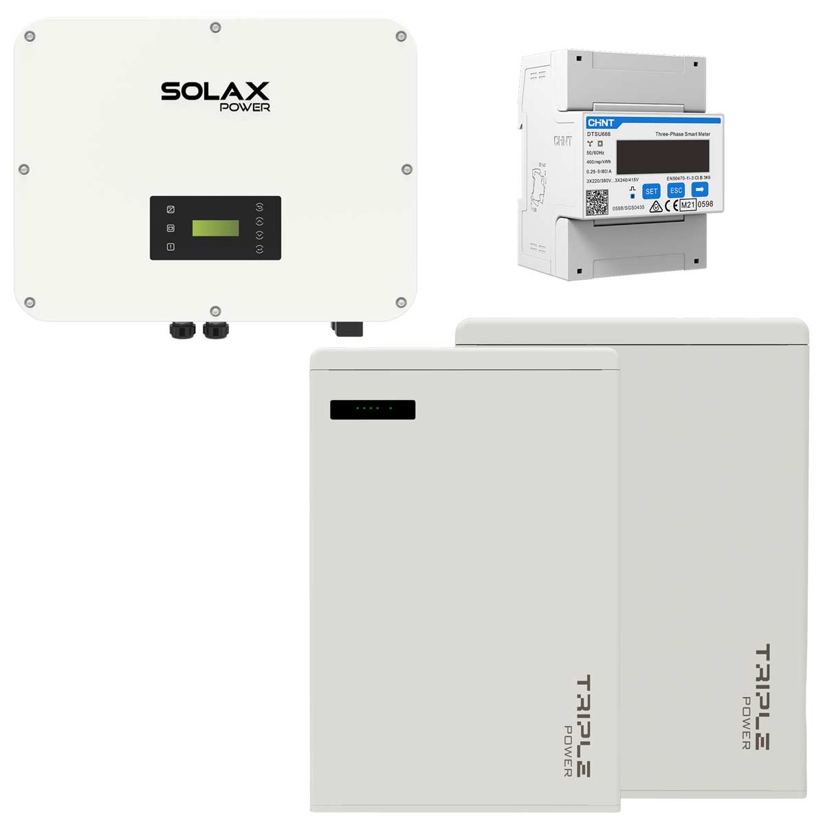 SolaX X3-ULT-25k 25kW Hybrid Wechselrichter mit 11,5kWh T58 Solarspeicher-Set