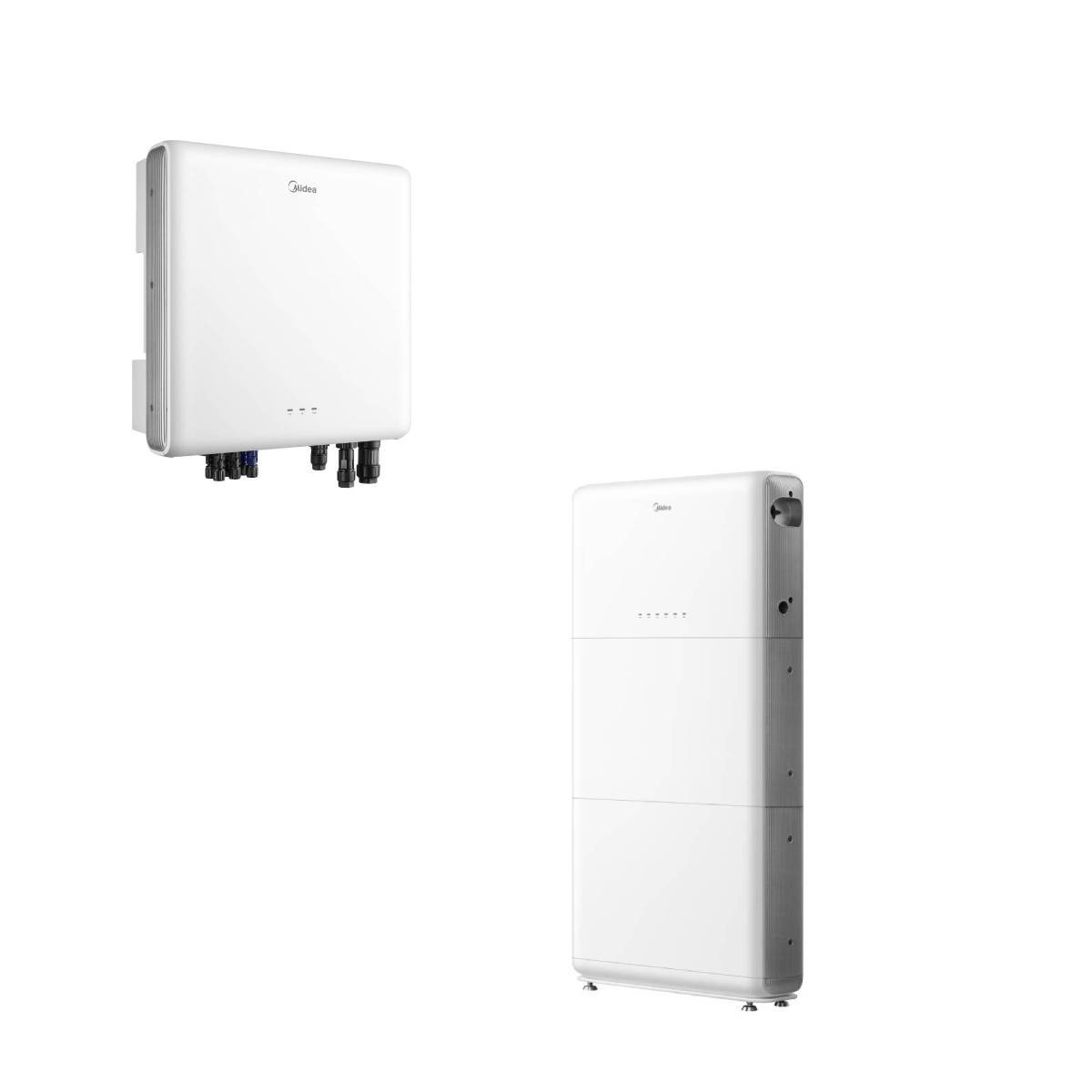 Midea MHELIOS M1-T10 K 10kW Hybrid-Wechselrichter mit Midea MHELIOS 10kWh Solarspeicher-Set