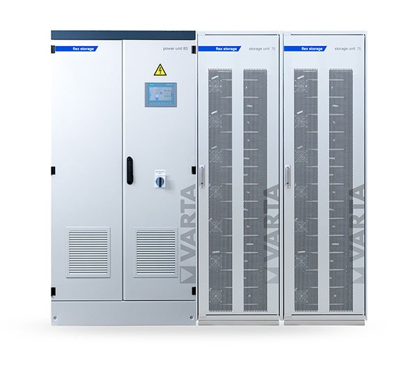 VARTA Flex Storage E 80/150, Gewerbespeicher 135 kWh nutzbar, 80kW WR, inkl. Inbetriebnahme