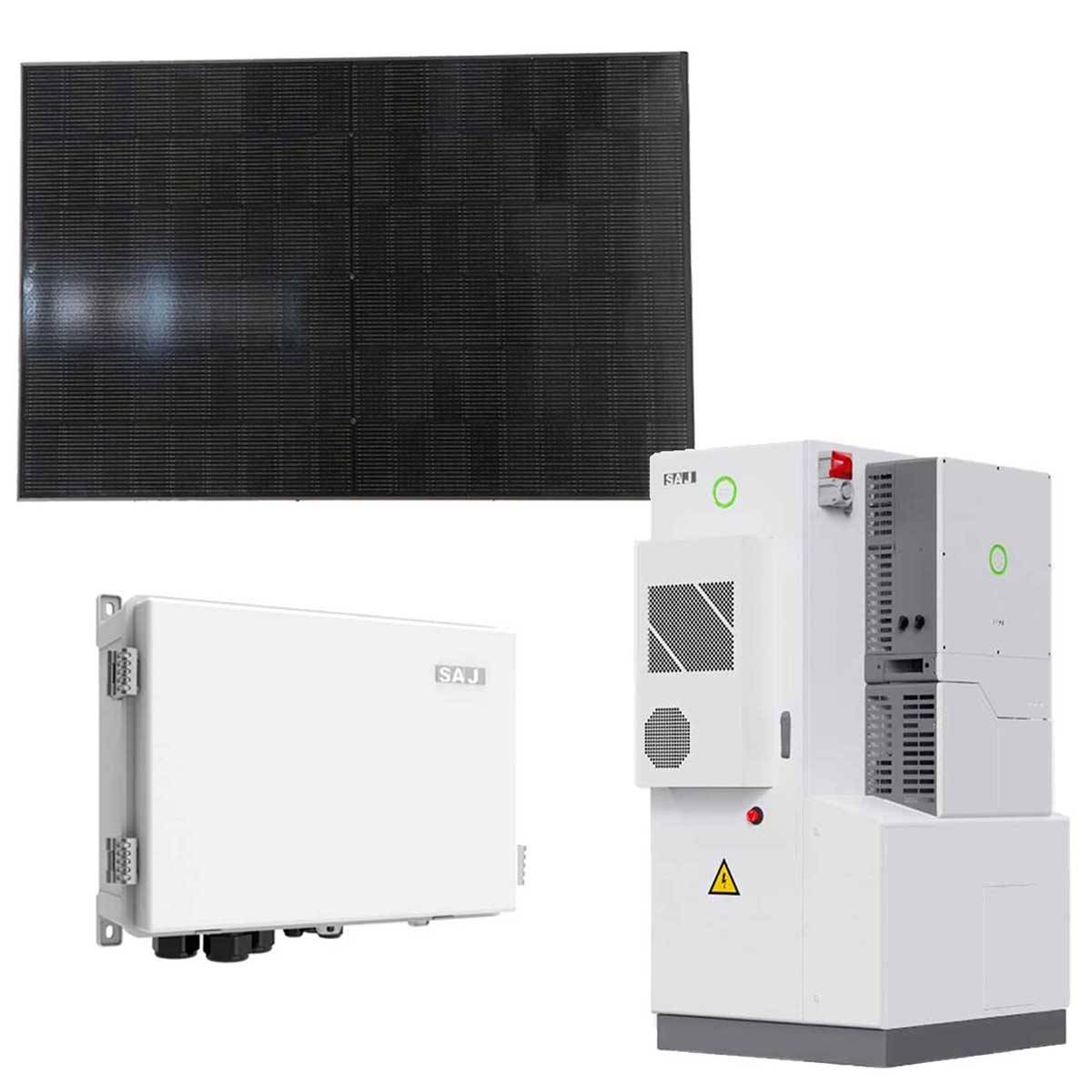SAJ 30kWp All-in-One Gewerbe-Anlage mit Solarmodulen und 100,3kWh Speicher