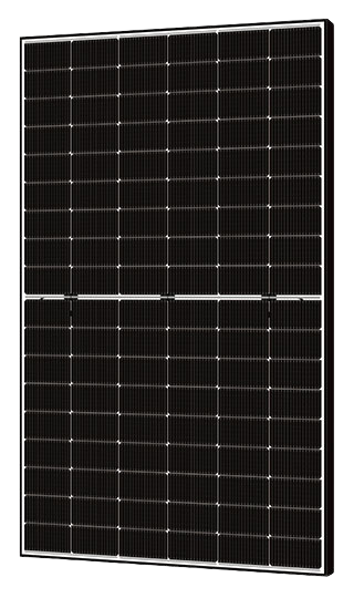 DAS Solar DAS-DH108NA 440W Solarmodul für Photovoltaik-Anlagen Bifacial, EVO2, Rahmen schwarz, Front weiß