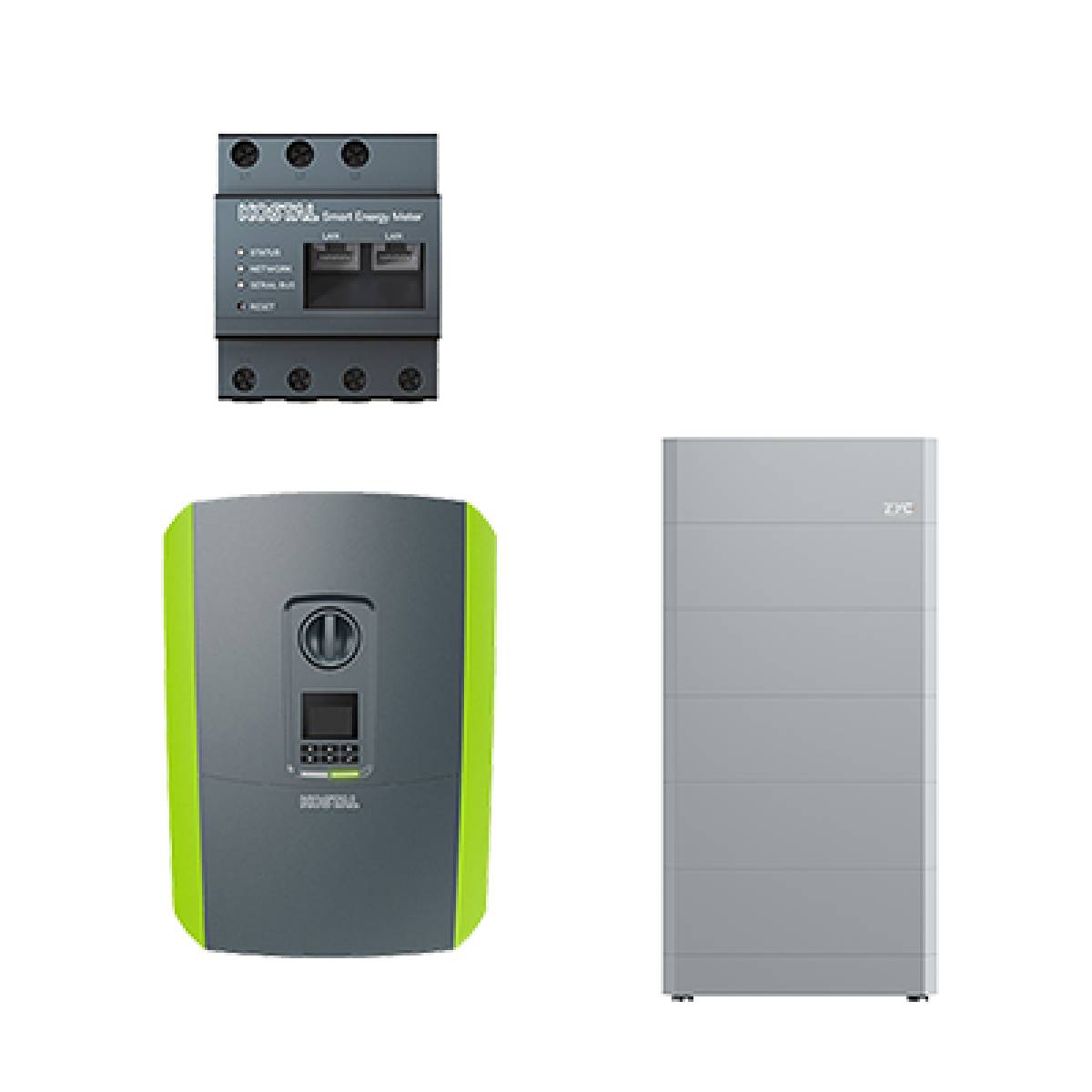 Kostal PLENTICORE PLUS 10 G2 mit ZYC SIMPO HV 16 Hochvolt Solarspeicher, 16 kWh