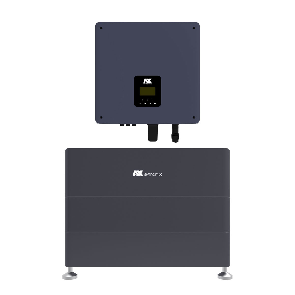 a-TroniX AX 3,0kW-1ph Hybrid Wechselrichter und 8,64kWh Speicher
