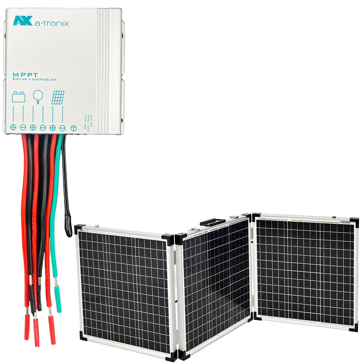 a-TroniX PPS Solar Case 3x50W 150W Solarkoffer mit MPPT
