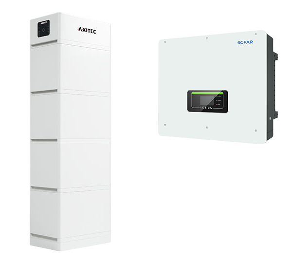 SOFAR HYD 15KTL-3PH Hybrid-WR mit AXIstorage Li SV2 16.9 HV-Speichersystem, 16,9 kWh nutzbar