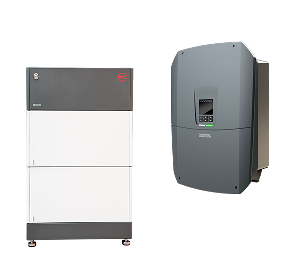 BYD HVS 5.1 + PLENTICORE M G3 HV-System, 8,5-12,5 kW, 5,12 kWh nutzbar, 3-phasig