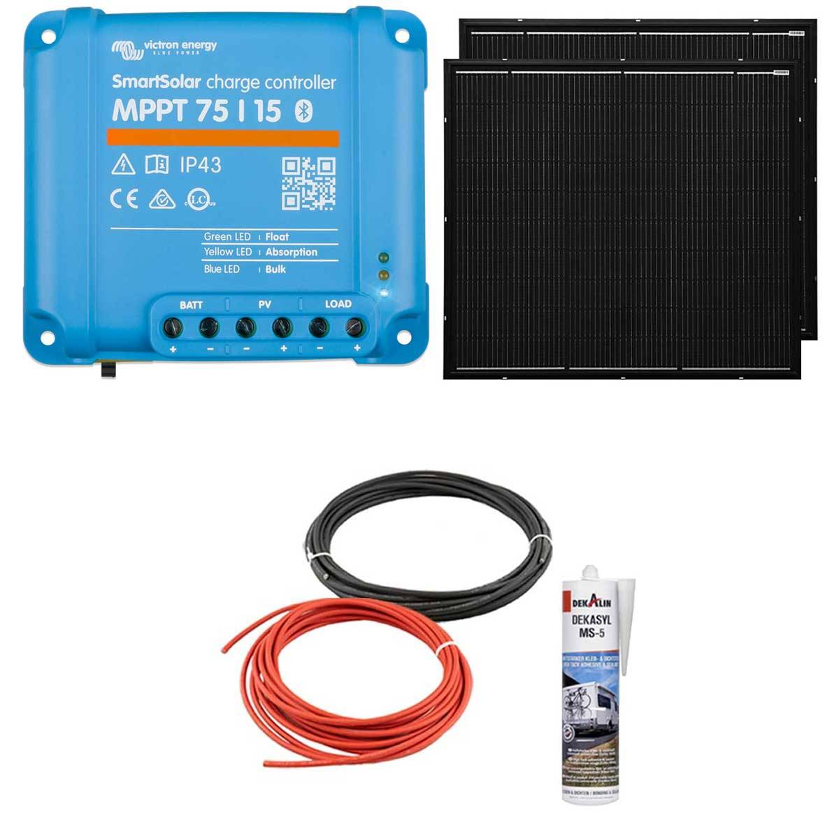 a-TroniX Solaranlage Wohnmobil 220W mit Victron MPPT Laderegler