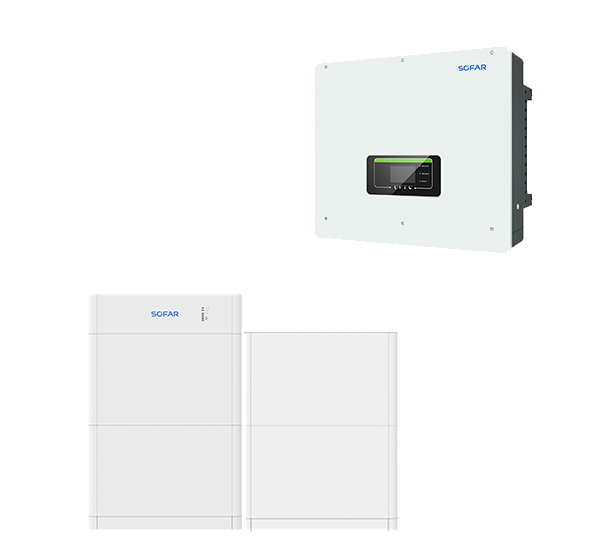 SOFAR HYD 15KTL-3PH (16A) Hybrid mit BTS E20-DS5 HV-Speichersystem, 19 ...