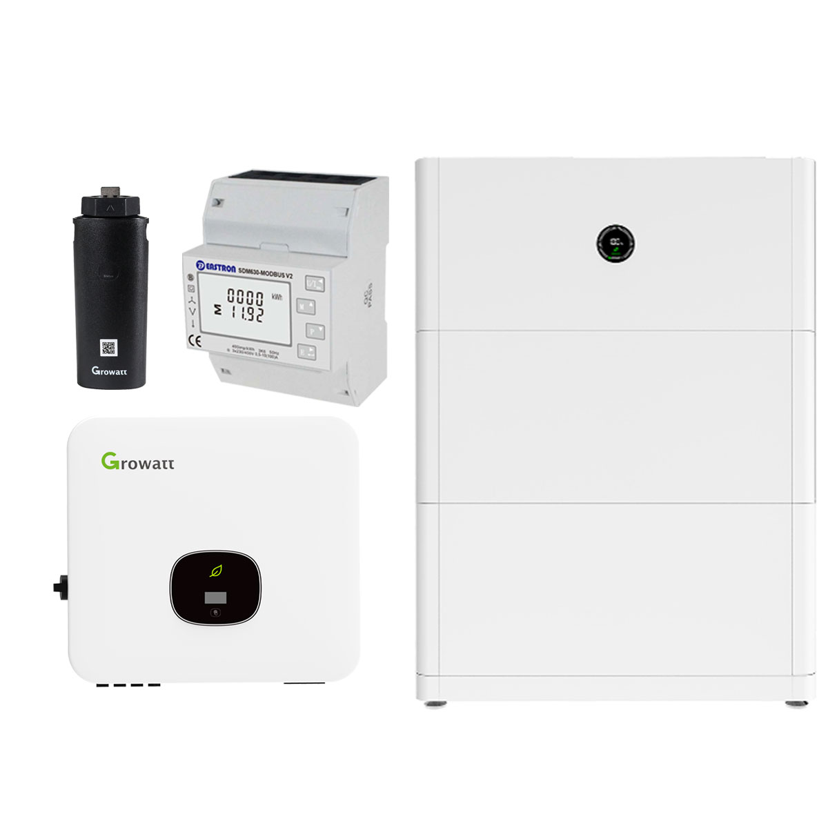 Growatt MOD 4KTL3-XH2 4kW Hybrid Wechselrichter mit 10kWh Solarspeicher-Set