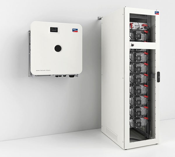 SMA Commercial Storage Solution 50-20 (Janitza) Zellchemie NMC, 56,0 kWh nutzbar, 50 kW WR