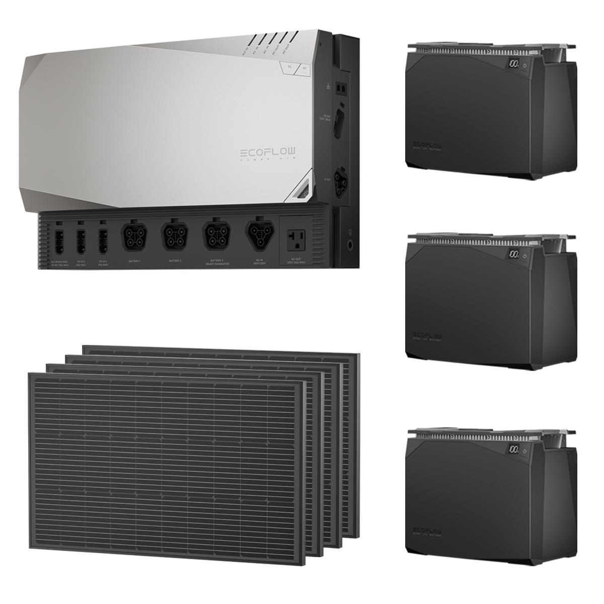 EcoFlow Get Set Kit mit 6kWh Power Kit und 400W Solarpanels