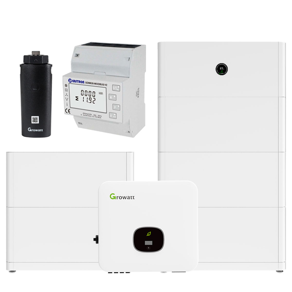 Growatt MOD 10KTL3-XH2 10kW Hybrid Wechselrichter mit 25kWh Solarspeicher-Set