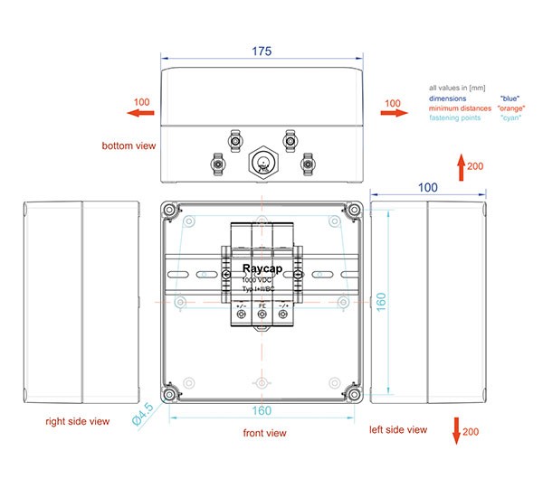 GAK TYPE S-1000-1R-X-BC-PC-1.0_SC Generatoranschlusskasten