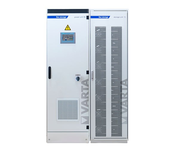 VARTA Flex Storage E 36/75, Gewerbespeicher 67,5 kWh nutzbar, 36kW WR, inkl. Inbetriebnahme