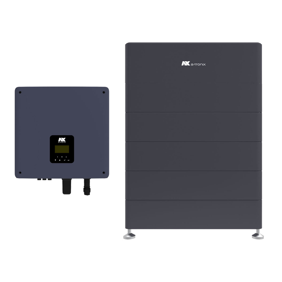 a-TroniX AX 3,0kW-1ph Hybrid Wechselrichter und 17,28kWh Speicher