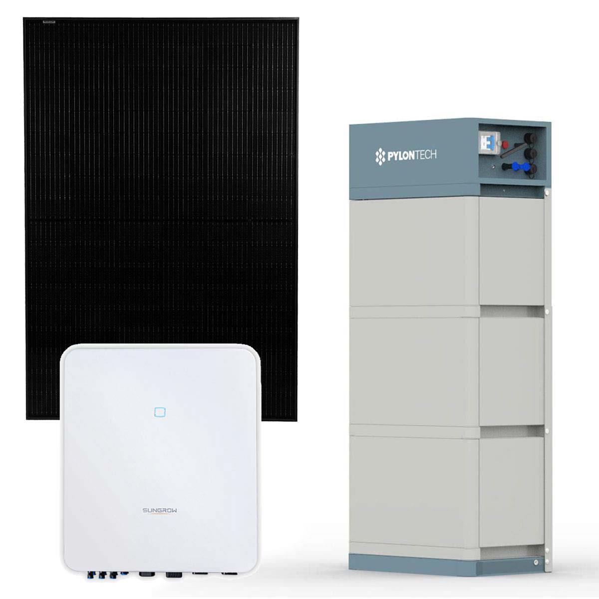 Sungrow 10kWp PV Komplettanlage mit Solarmodulen und 10,66kWh Speicher, SH10RT-20