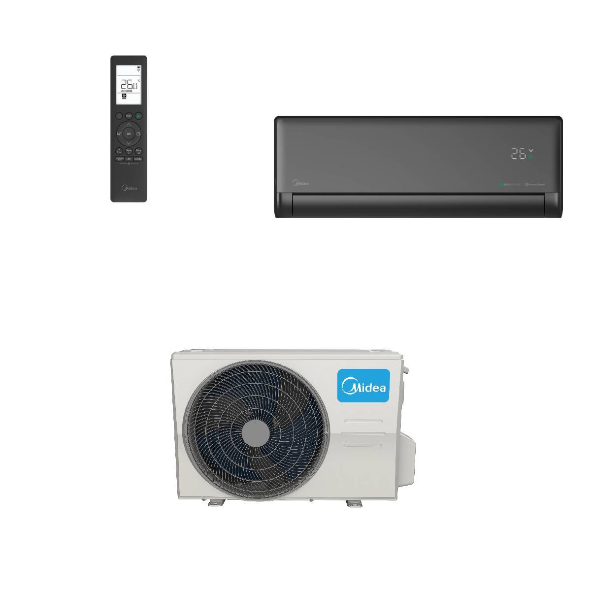 Midea Solstice 24 Black Split Klimaanlage